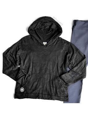 Terez For Soulcycle Camo Cross-Back Hoodie